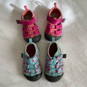 Keen Sandals Toddler Girl Size 4 Bundle